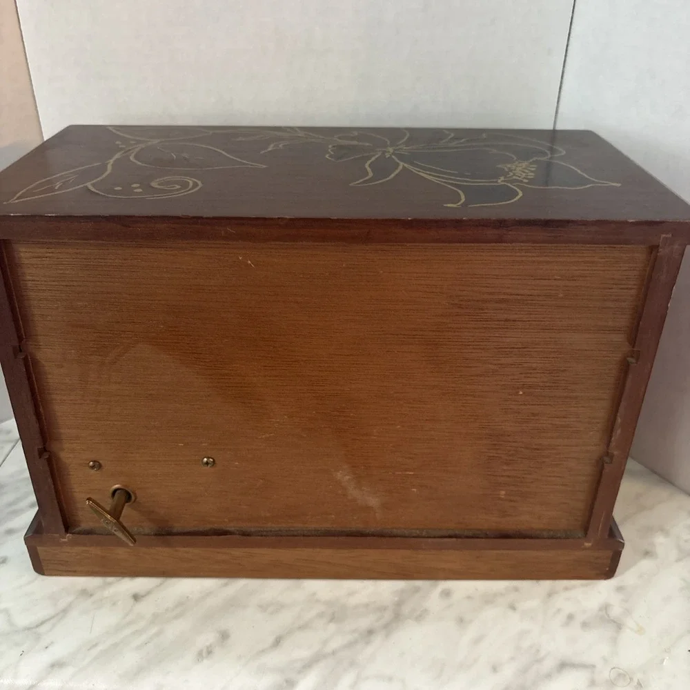 Jewelry Music Box Price‎ Import VTG Plays Fly Me To The Moon 10.5 L 5.5